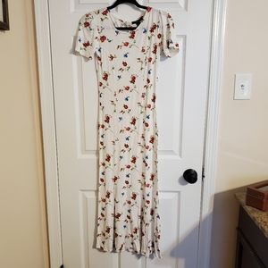 Forever 21 White Floral Dress